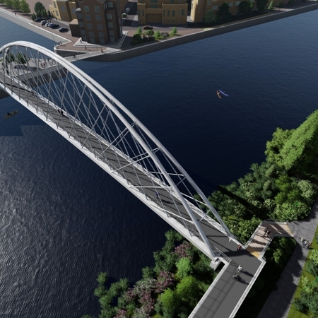 The Scheme Will See A Dedicated Pedestrian And Cycle Bridge Constructed Over The River Trent 1200x828